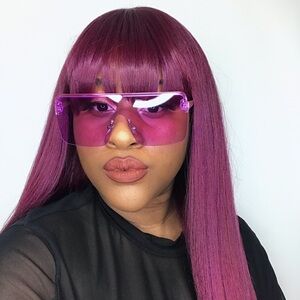 Flat Top Shield Sunglasses